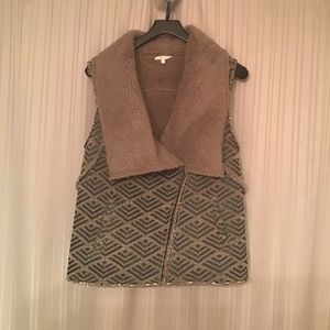 Mystree Winter Vest Faux Shearling